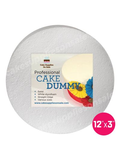 Dummy 12" Round 3" High