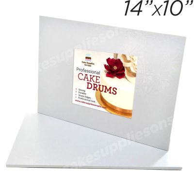 14x10 White Thin Drum 1/4"