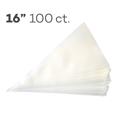 Piping Bags 16", Pack of 100