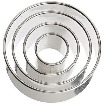 Round Biscuit Cutter Set of 4