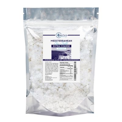 Mediterranean Sea Salt, Extra Coarse Grain 5 lb. by Salt 4U