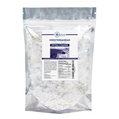 Mediterranean Sea Salt, Extra Coarse Grain 10 lb., by Salt 4U