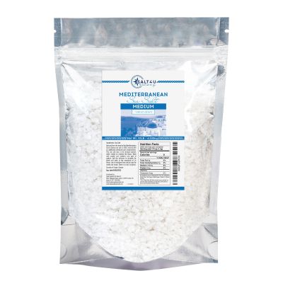 Mediterranean Sea Salt, Medium Grain 10 lb., by Salt 4U