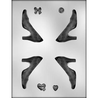 3D High Heels Choc Mold