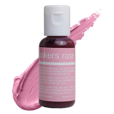 Liqua-Gel Food Bakers Rose .70 oz  