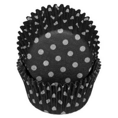 Black Polka Dot Baking Cups, 500 ct.