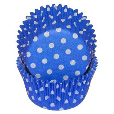 Blue Polka Dot Baking Cups, 500 ct.