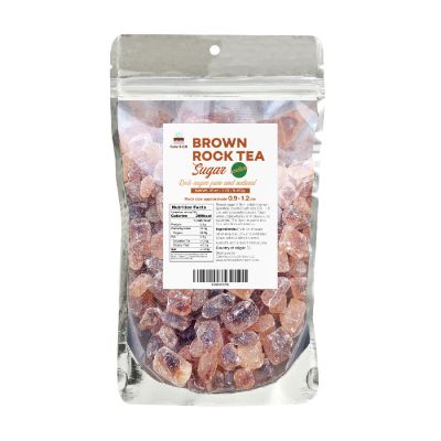 Brown Rock Tea Sugar Medium, 16 oz. 