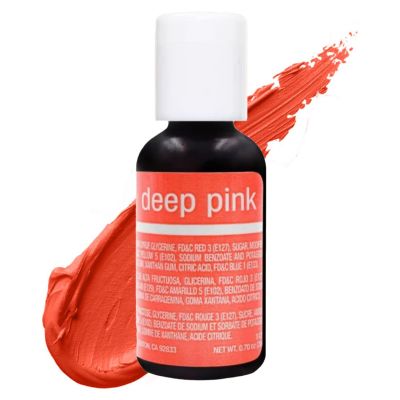 Liqua-Gel Food Color Deep Pink .70 oz  
