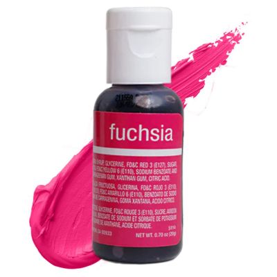 Liqua-Gel Food Color Fuchsia .70 oz  