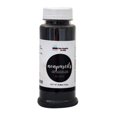 6.8 oz Non-Pareils - Black