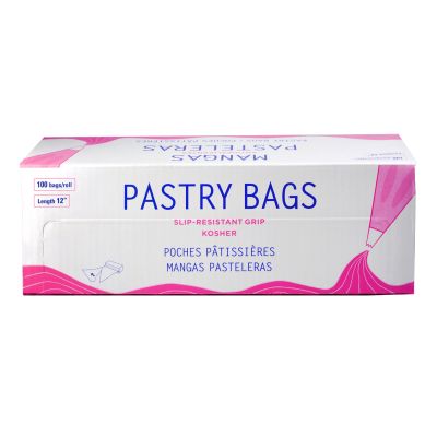 Piping Bags 12" on Roll, 100 pcs