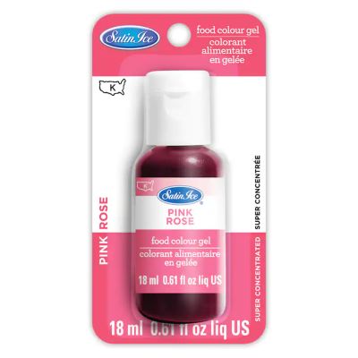 Satin Ice Pink Food Color Gel 0.61 oz.