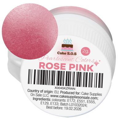 Rose Pink, 2 grams - Pearlescent  Color