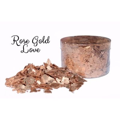 Edible Flakes - Rose Gold Love