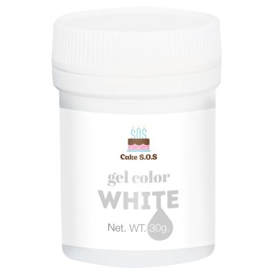 White Gel Color, 1oz (30 grams)