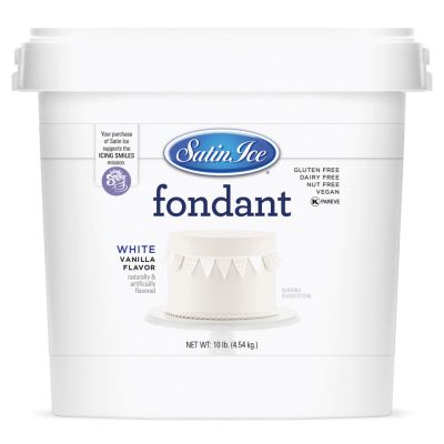 Satin Ice Fondant White/Vanilla 10#